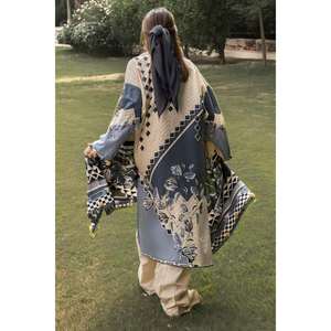 Ensemble de 3 pièces non cousues de style bohème Khaddar K-52023 pour la saison printemps/été - Product Image 6