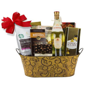 Luxury Gift Basket for Wedding <b>Fancy</b> <b>Chocolate</b> Packaging Basket High Quality Metal Decorative Handmade - Product Image 1