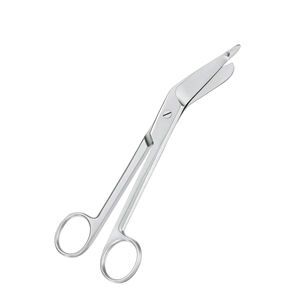 Tijeras de vendaje LISTER lado en ángulo 1 Sonda de hoja puntiaguda 180 mm 7 pulgadas sala de operaciones tijera médica - Product Image 2
