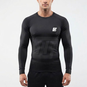 Chemises de compression flexibles pour hommes, légères, à manches longues, pour la course à pied, l'entraînement, la remise en forme, le sport, haut de gamme pour la performance sportive - Product Image 3