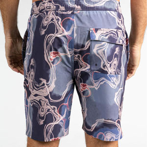 Nuevo verano 2025 moda Hip Hop hombres playa pantalones cortos logotipo personalizado ropa deportiva entrenamiento sublimación impresión corto - Product Image 3