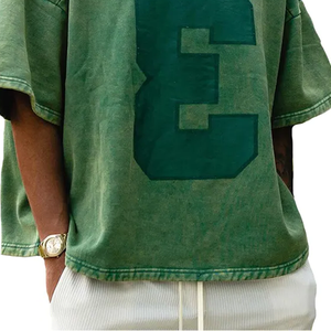 เสื้อยืดปักลายตัวอักษร100% สำหรับผู้ชายจากผู้ผลิตสูง - Product Image 5