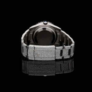 Montre de luxe en édition limitée du fabricant indien Superlatif de haute qualité 30 carat VVS diamant carré Antique Design verre - Product Image 4