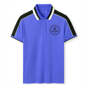 เสื้อยืดโปโลผ้าฝ้าย100% สำหรับผู้ชายขายดีผ้าคอตตอนสำหรับงานตามสั่งสีพื้นสไตล์ลำลองพิมพ์ลายน้ำหนัก180ก. - Product Image 5