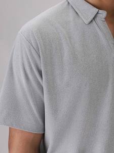 Conjunto de pantalones cortos deportivos informales de verano para hombre, camisetas y pantalones cortos de algodón y poliéster con logotipo personalizado para actividades al aire libre - Product Image 3