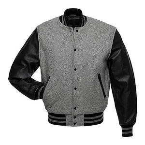 Servicio OEM personalizable manga larga Varsity chaqueta nuevo estilo invierno lana Streetwear CollegeBaseballjacket para hombres DDP envío - Product Image 6