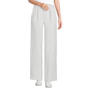 Pantalon à enfiler gris pour femmes fabriqué en usine en coton de qualité supérieure vêtements de mode élégants du Bangladesh pour la vente en gros en vrac - Product Image 4