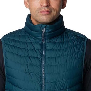 Chaqueta de Invierno para Hombre, Chaleco Acolchado de Poliéster Impermeable, Color Personalizado, Cierre Completo, Cuello Alto, Chaleco Acolchado para Hombre - Product Image 4