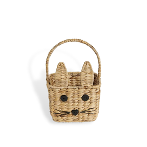 2024 Pascua Venta caliente Adorable forma de conejo tejido cesta de regalo para niños cuadrado diseño moderno jacinto de agua características de colección - Product Image 3