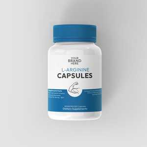 Supplément de capsules de soins de santé ayurvédique de larginine de étiquetage privé pour le supplément diététique de propulseur de représentation musculaire - Product Image 4