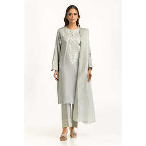 Conjunto de Traje Jacquard de 3 Piezas para Mujer IUSTKSD-1081 con Detalle Bordado - Product Image 2