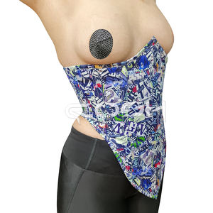 Corset Bustier Streetwear Amincissant Sous la Poitrine avec Baleines en Acier et Motif Graffiti Collage - Fournisseur - Product Image 4