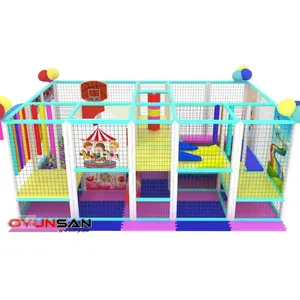Sistema de Parque de Diversiones Comercial para Niños de 5x2m, Equipo de Juegos Interior, Trampolín, Piscina de Pelotas, Combinado para Centros Comerciales - Product Image 1