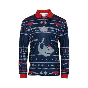 Maillot de pêche à séchage rapide à manches longues pour hommes, prix bon marché, livraison rapide, vêtements de pêche en polyester pour adultes, vente en gros - Product Image 5