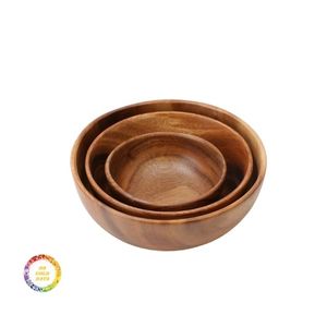 Fabricante de cuencos de madera natural OEM que proporciona vajilla de madera de alta calidad pedidos al por mayor a precio barato para mayoristas - Product Image 4