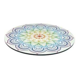Napperon en laque à fleurs de Style Mandala Ensemble de décoration de table de service rond personnalisé écologique pour la vente en gros de repas - Product Image 2