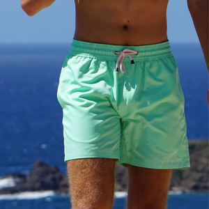 Vente en gros de shorts de bain de haute qualité, solides et décontractés, écologiques, extensibles dans les 4 sens, pour hommes, shorts de bain pour sublimation - Product Image 2