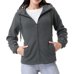 Sudadera con capucha de ajuste personalizado para mujer con cremallera Material transpirable OEM y marca de logotipo de etiqueta privada para moda o ropa de gimnasia - Product Image 1