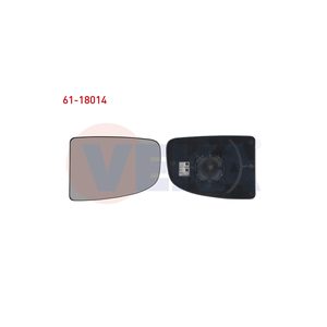 Vidrio de Espejo Retrovisor Lateral Derecho Calefactable para Fiat Doblo y Opel Combo 2010-2012 - Product Image 1