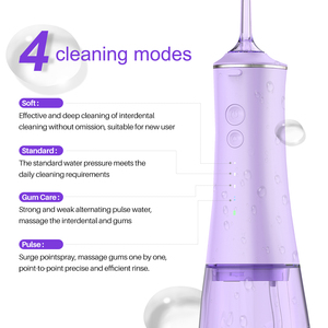 <span class=keywords><strong>Irrigador</strong></span> Bucal Eléctrico Portátil Hcusmile, Tamaño de Viaje, con 4 Boquillas, Tanque de 280 ml, el Más Vendido para la Salud <span class=keywords><strong>Dental</strong></span> - Product Image 6