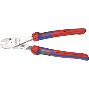 Alicates de Corte Lateral KNIPEX de Alta Resistencia, Tipo 0, 250 mm, con Mangos Multicomponentes - Product Image 1