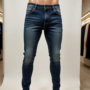 กางเกงขาบานสำหรับผู้ชายกางเกงยีนส์ขายาวสำหรับผู้ชาย - Product Image 1