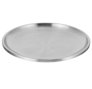 Nouvelle pièce unique sous-plaquée en acier inoxydable poli mat pour les restaurants et les hôtels plats - Product Image 1