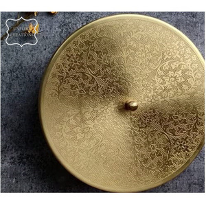 Boîte à épices artisanale en laiton avec cuillère 7 conteneurs 100 ML accessoires de cuisine couleur or plaqué boîte à épices en laiton antique - Product Image 4