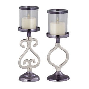 Bougeoir en métal intemporel artisanal de luxe avec perfection artisanale pour les intérieurs de maison de luxe et la décoration sophistiquée - Product Image 5