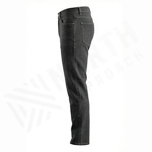Pantalons en jean décontractés pour hommes de haute qualité, légers, respirants, denim, OEM, prix bas, options de taille plus, pantalons, couleur personnalisée - Product Image 3