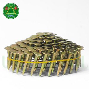 Recubrimiento amarillo 7200 piezas Clavos para techos de bobina 1-1/4 "Anillo/Tipo de vástago liso para proyectos de techos de fábrica de Vietnam, ¡Los mejores precios! - Product Image 6