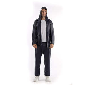 wholesale high quality rainsuit waterproof Factory In Stock Rainwear Adult <b>Raincoat</b> PVC waterproof outdoor <b>raincoat</b> - Product Image 3