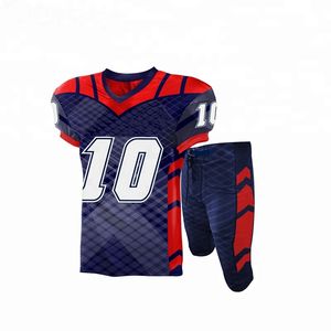 Ensembles d'uniformes de football américain pour hommes, maillot sublimé personnalisé et pantalon de match, vente en gros, ensemble complet d'uniformes de football américain - Product Image 3