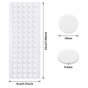 Doppio lato autoadesivo Nano-punto forte bastone taglio nastro colla acrilica lavabile pellicola di carta per mascheratura resistente al calore - Product Image 2
