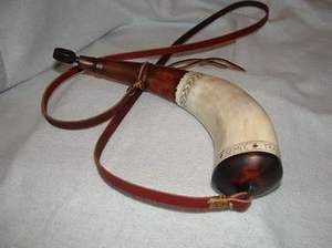 New Style Powder Horn with Best Quality and <b>Cheap</b> Price Buffalo ox Powder Horn for Powder Best Design Belt By gm impex - Product Image 2