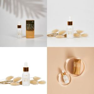 เซรั่มบำรุงผิวระดับพรีเมียม Purelamoon เนื้ออ่อนโยนเพื่อผิวกระจ่างใสและสุขภาพดีใช้ในชีวิตประจำวัน - Product Image 5