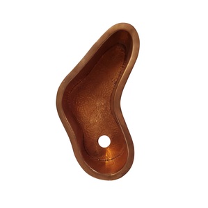 Wholesale Organic Amoeba-Shaped Copper Sink Handmade Hammered Luxury Designer <b>Basin</b> for Architects 5-Star Hotel Projects. - Product Image 3