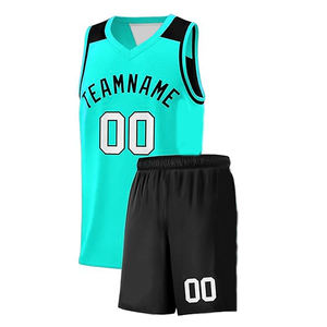 Cómodo de talla grande sin mangas para hombre, entrenamiento deportivo al aire libre, conjunto de uniforme de baloncesto, pantalones cortos de baloncesto de verano Bsci - Product Image 1