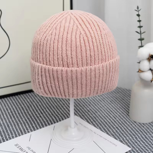 Logotipo personalizado jacquard Múltiples opciones de color Gorro con puños de ganchillo Sombreros de punto de invierno Sombreros unisex Hombre lleva proceso Impex - Product Image 6