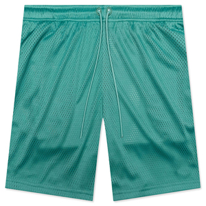 Shorts décontractés en maille unie avec logo personnalisé et poches, séchage rapide, respirants, couleur et taille personnalisées pour hommes, service OEM - Product Image 1