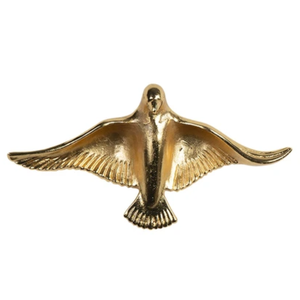 Ambiente Estilo de vida decoración de pared de aluminio moderno pájaro dorado estilo Art Deco patrón colgante directo de fábrica para Artes de Metal de vida - Product Image 4