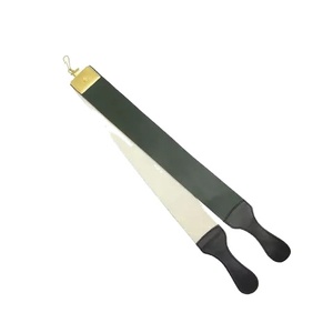 Shave Edge Barber : Lames de rasoir en cuir écologiques pour le rasage à l'eau, outil d'affûtage pour rasoirs à lame droite, usage personnel - Product Image 1