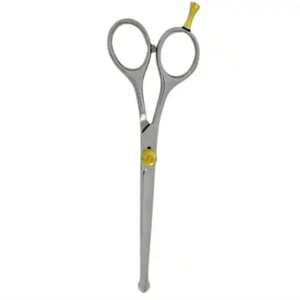 Juego de tijeras profesionales de acero inoxidable para el cuidado de mascotas, herramienta 7,5, tijera recta de adelgazamiento con punta redonda de seguridad - Product Image 6