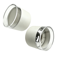 Spot encastré LED GX53 moderne anti-éblouissement réglable en aluminium pour maison et bureau, lampe de plafond IP44 à commande tactile
