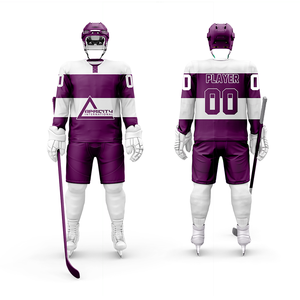 Maillot de hockey sur glace personnalisé, uniforme d'équipe respirant et durable, vêtements de sport par sublimation, fabricant OEM ODM en gros - Product Image 4