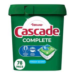 Detergente para lavavajillas Cascade Complete ActionPacs, 100 unidades, aroma fresco con poder contra la grasa de Dawn, pedido al por mayor - Product Image 4