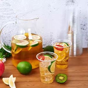 Gobelet en plastique jetable fabriqué au Vietnam gobelet en plastique PLA transparent biodégradable compostable PET PP avec couvercle - Product Image 2