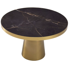 Ensemble de trois tables d'extrémité de canapé modernes en métal enduit de poudre pour la décoration intérieure de meubles de salon - Product Image 2