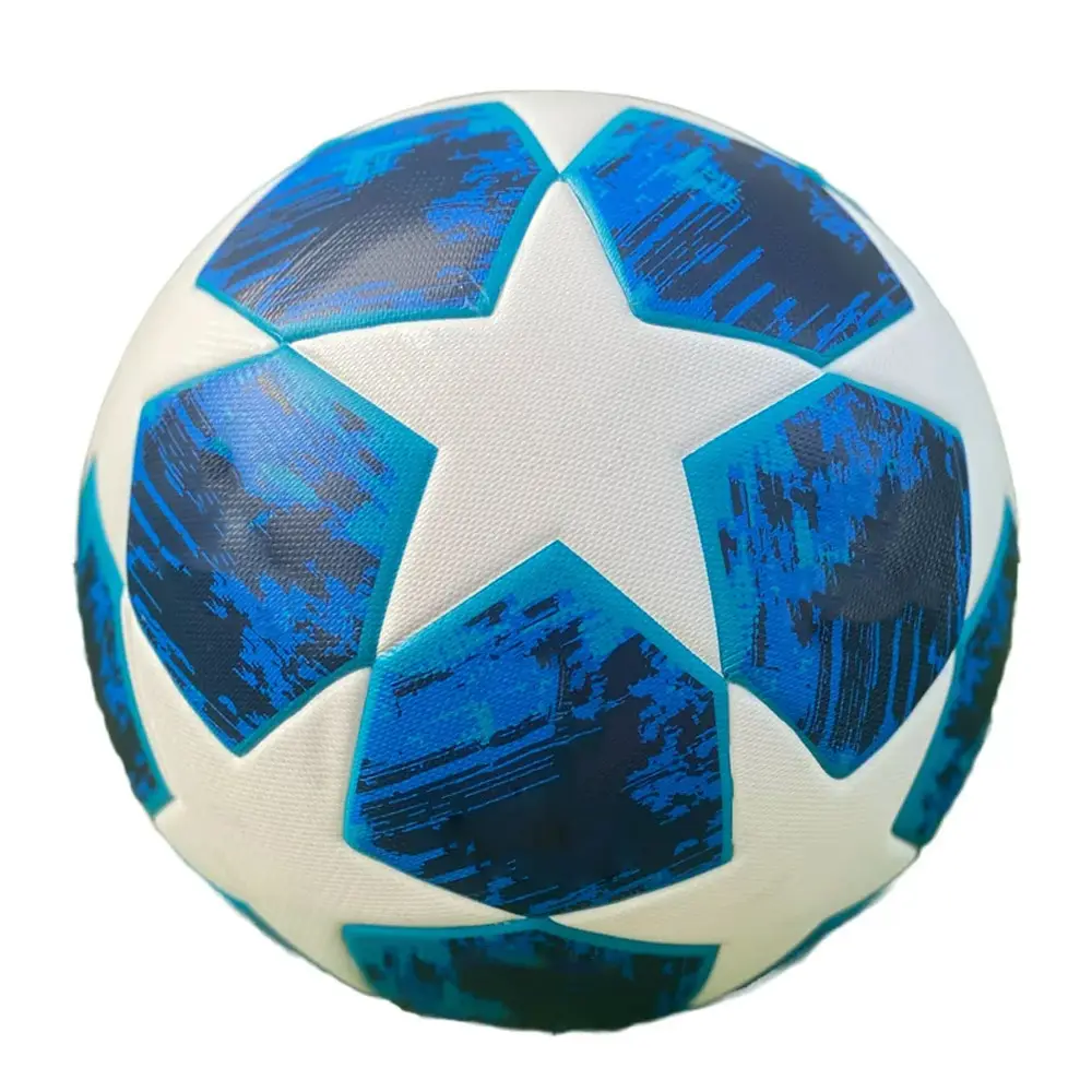 Pallone da calcio laminato PU da calcio termosaldato pallone da calcio da allenamento sportivo con Logo personalizzato di migliore qualità di vendita calda