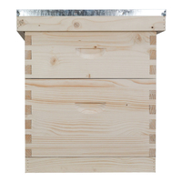 Colmena Langstroth de dos capas de abeto chino para 10 cuadros